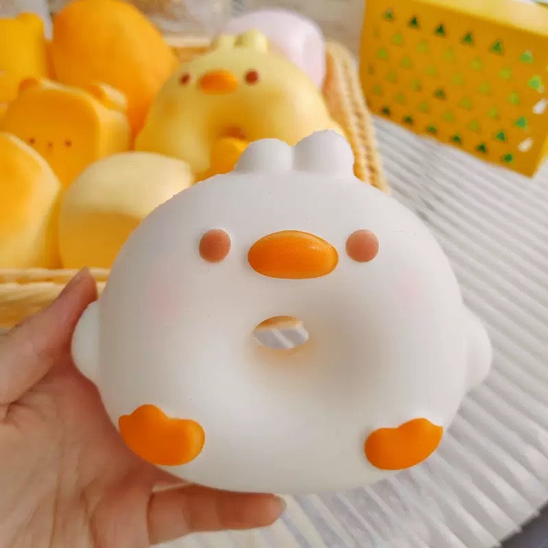 Slow Rising Squishy Chicken Doughnut Stress Relief Decompression Toy