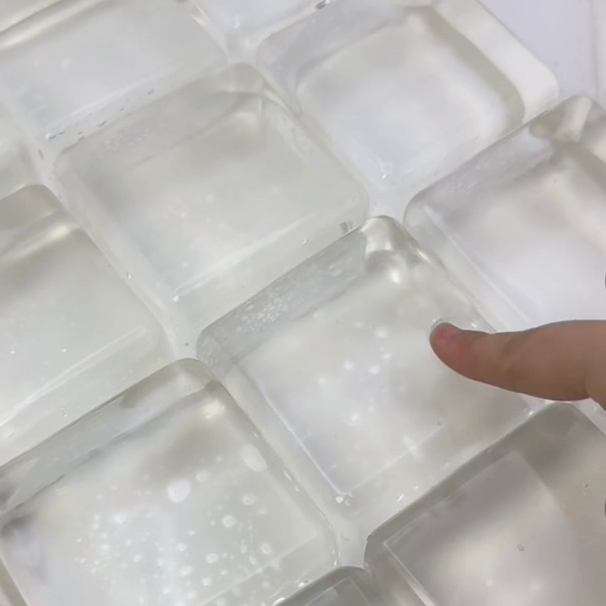 Transparent Handmade Large Ice Cube Taba Squishy Toy