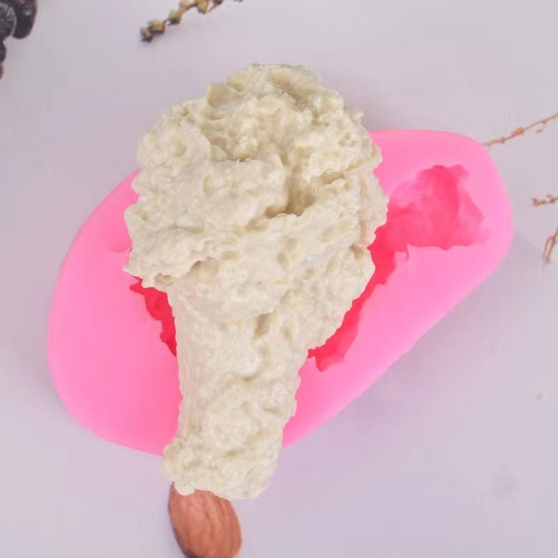 Leg of Chicken Mold Silicone Squishy Mold