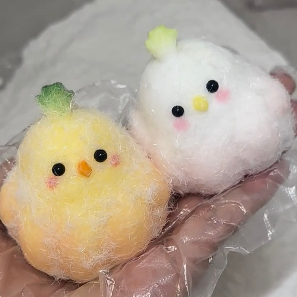 Garlic Chicks Chicken Taba Squishy Toy
