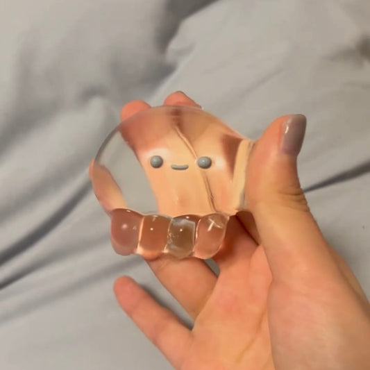 60g Handmade Transparent Jellyfish Octopus Taba Squishy Toy