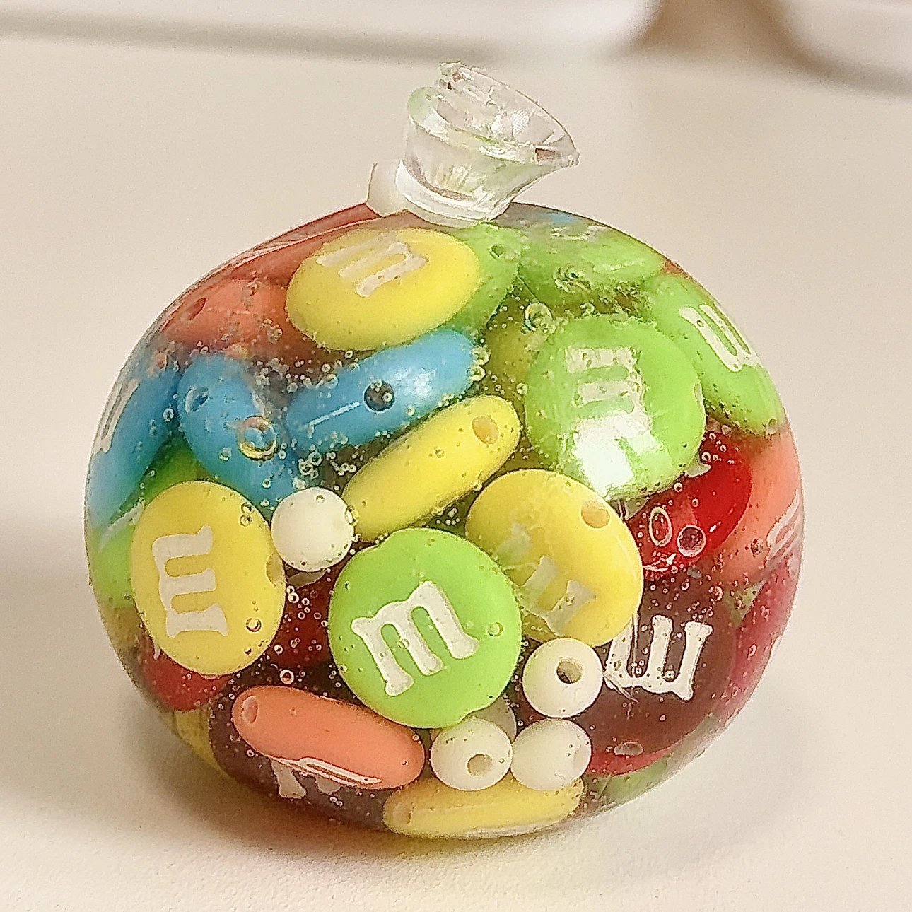 M&M Blocks Filling Handmade Stress Balls