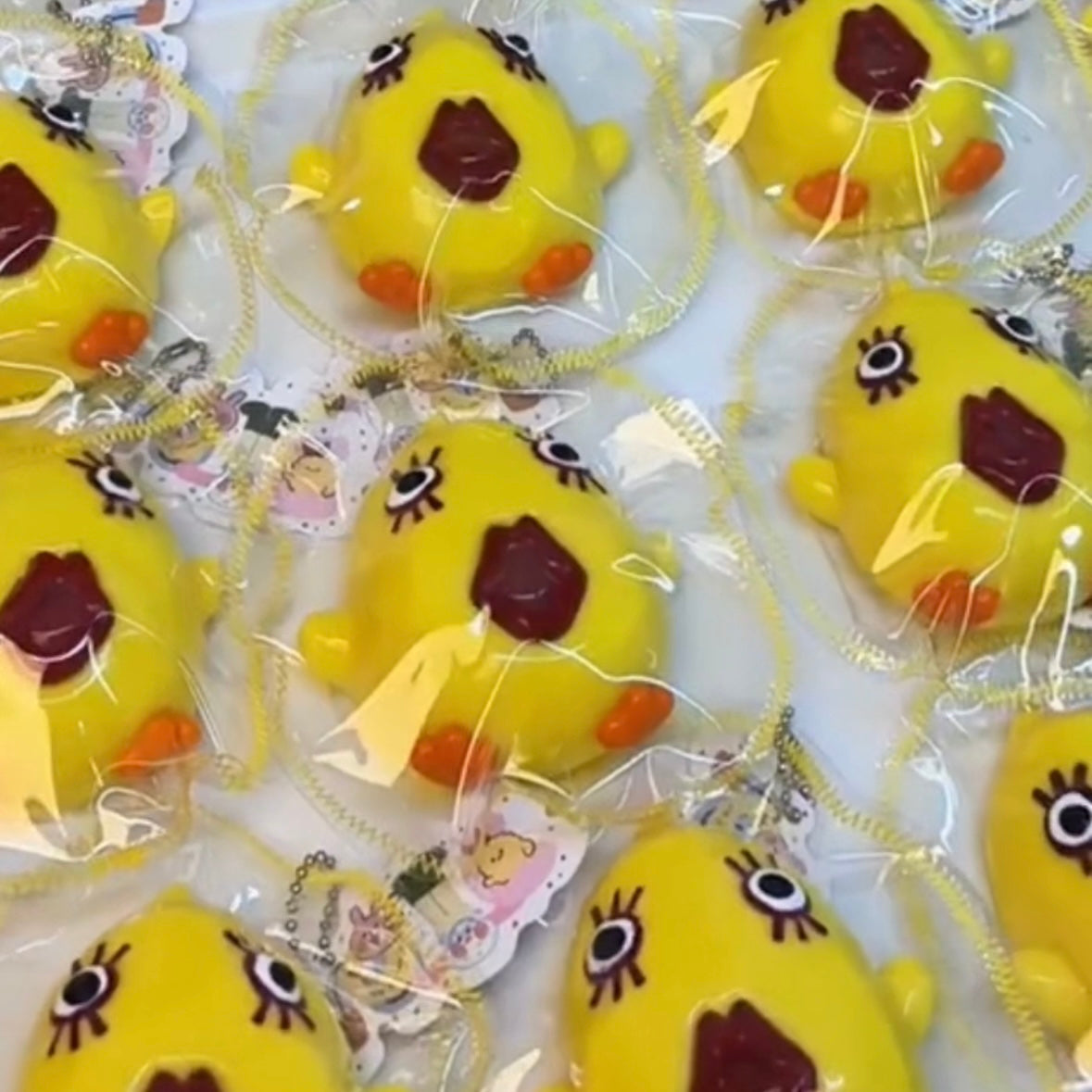Yellow Chick Taba Squishy Toy