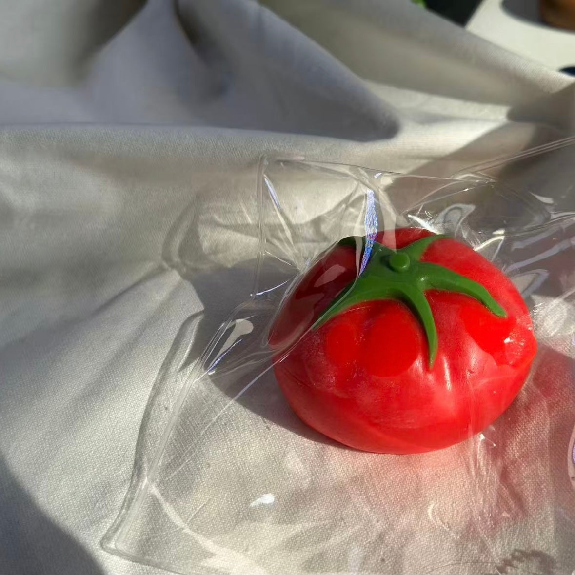 Handmade Tomato Taba Squishy Toy