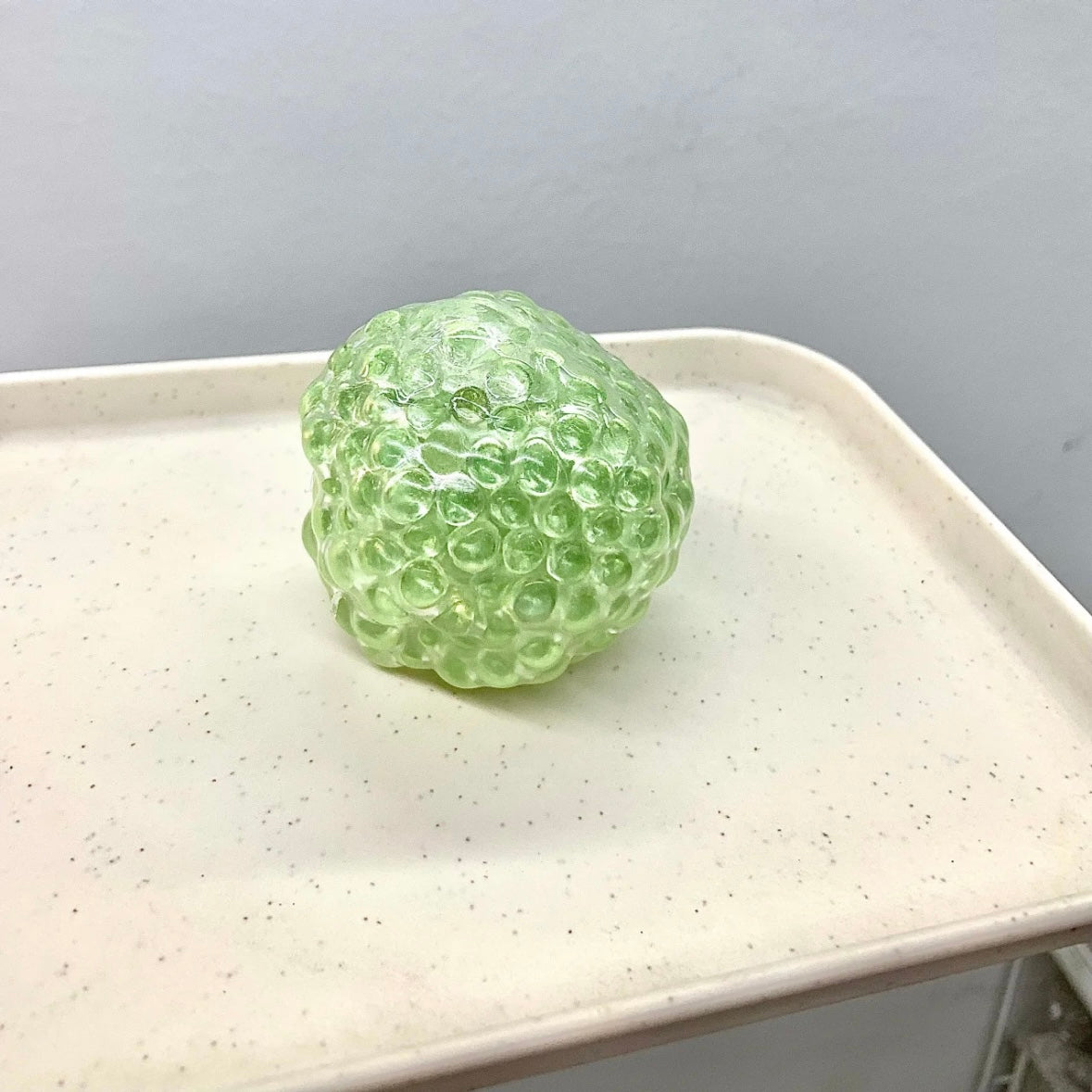 Rose Red / Purple / Green Bead Stress Ball