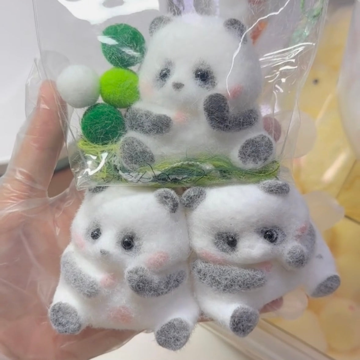 Handmade Panda Taba Squishy Toy