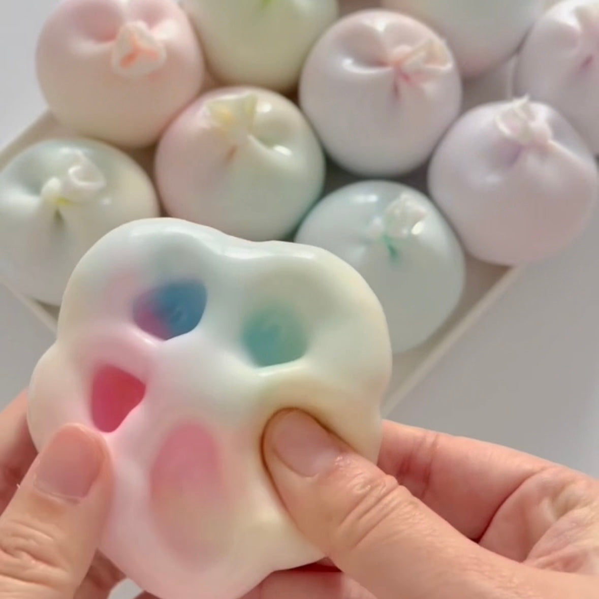 Rainbow Handmade Stress Balls