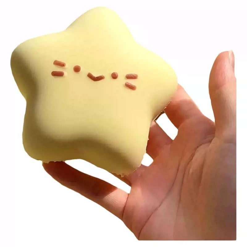 Slow Rising Squishy Yellow Star Stress Relief Decompression Toy