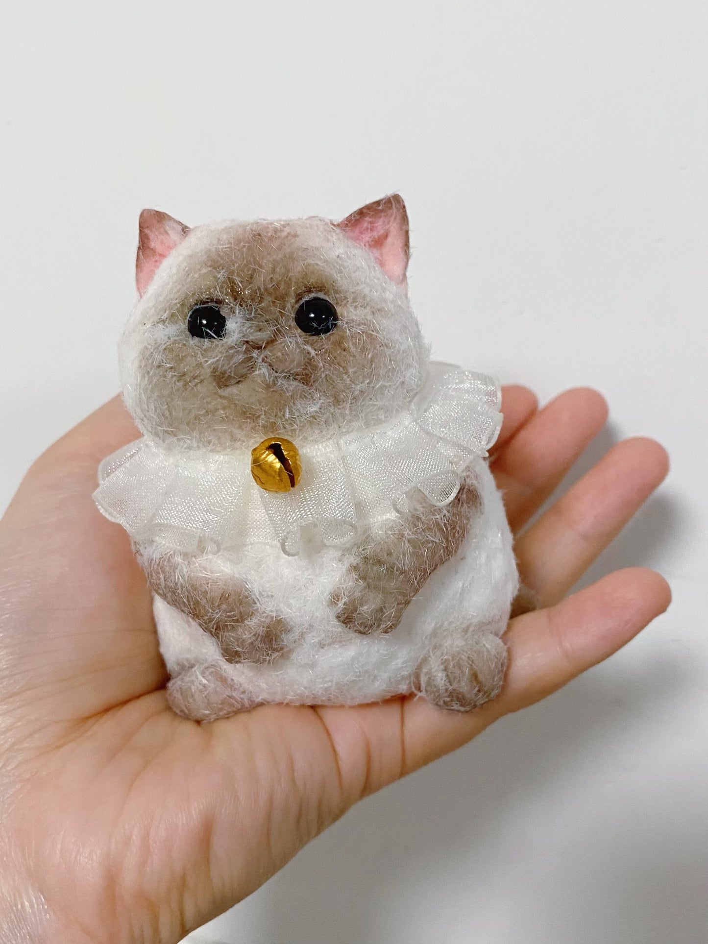 Handmade Siamese Kitty Cat Stress Relief Taba Squishy Toy