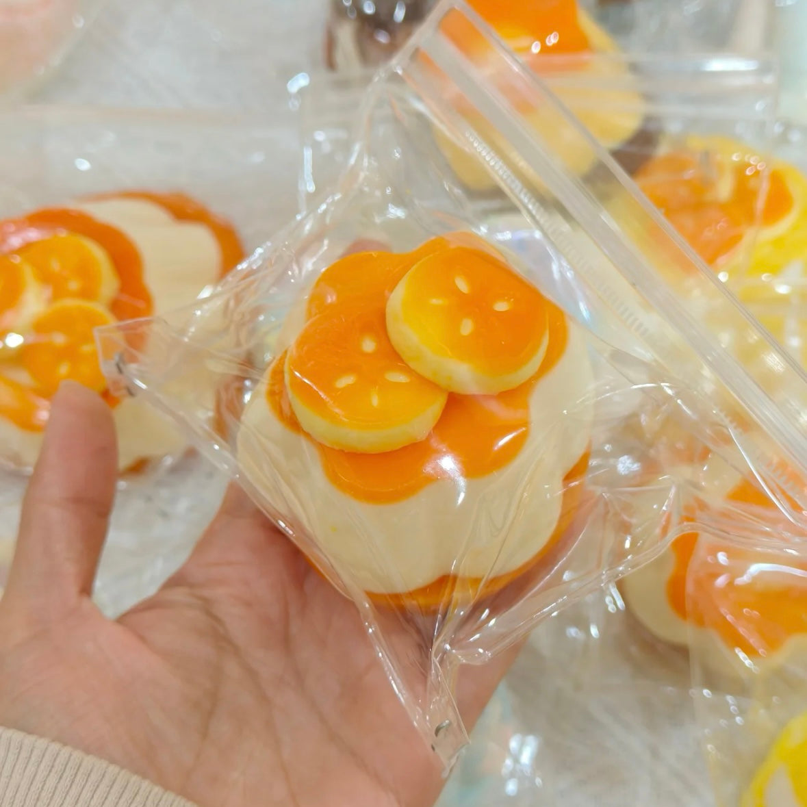 Banana Pudding Taba Squishy Toy