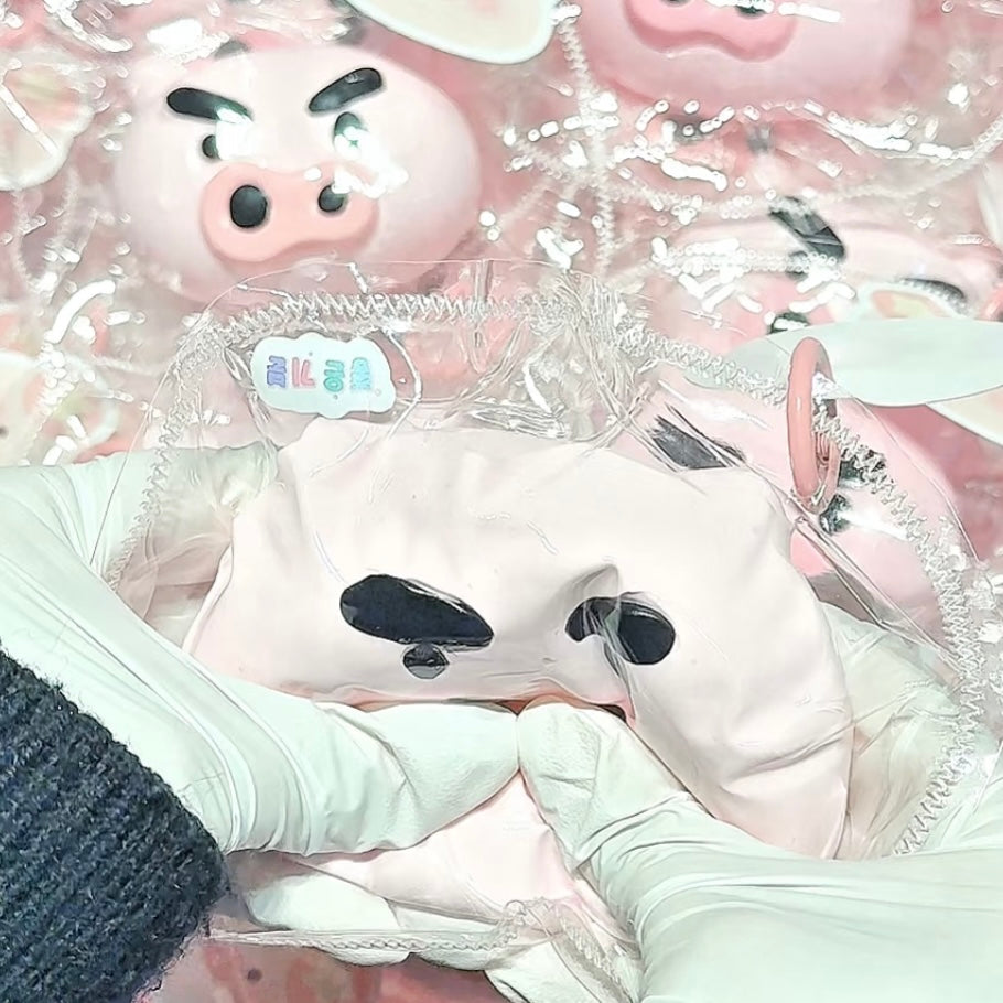 Pink Pig Taba Squishy Toy