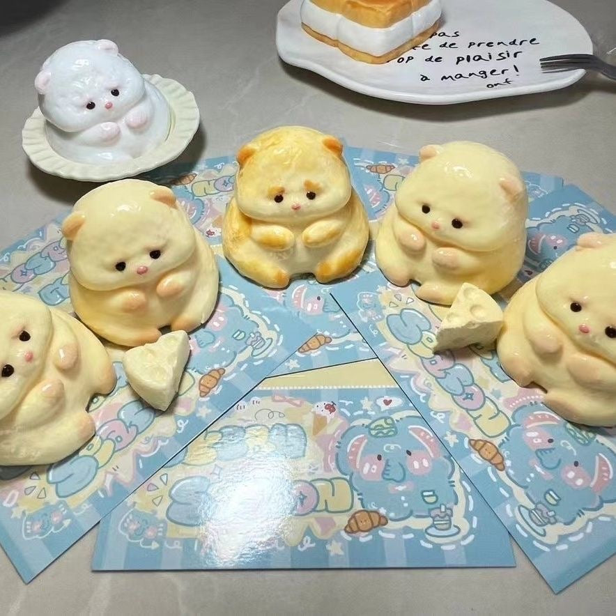 Cute Hamster Mold Silicone Squishy Mold