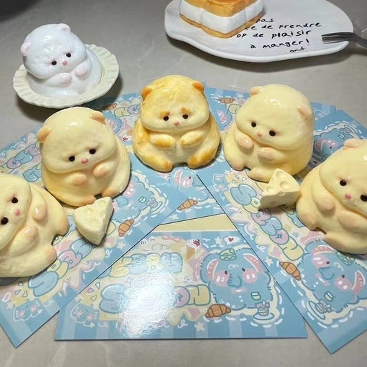 Cute Hamster Mold Silicone Squishy Mold