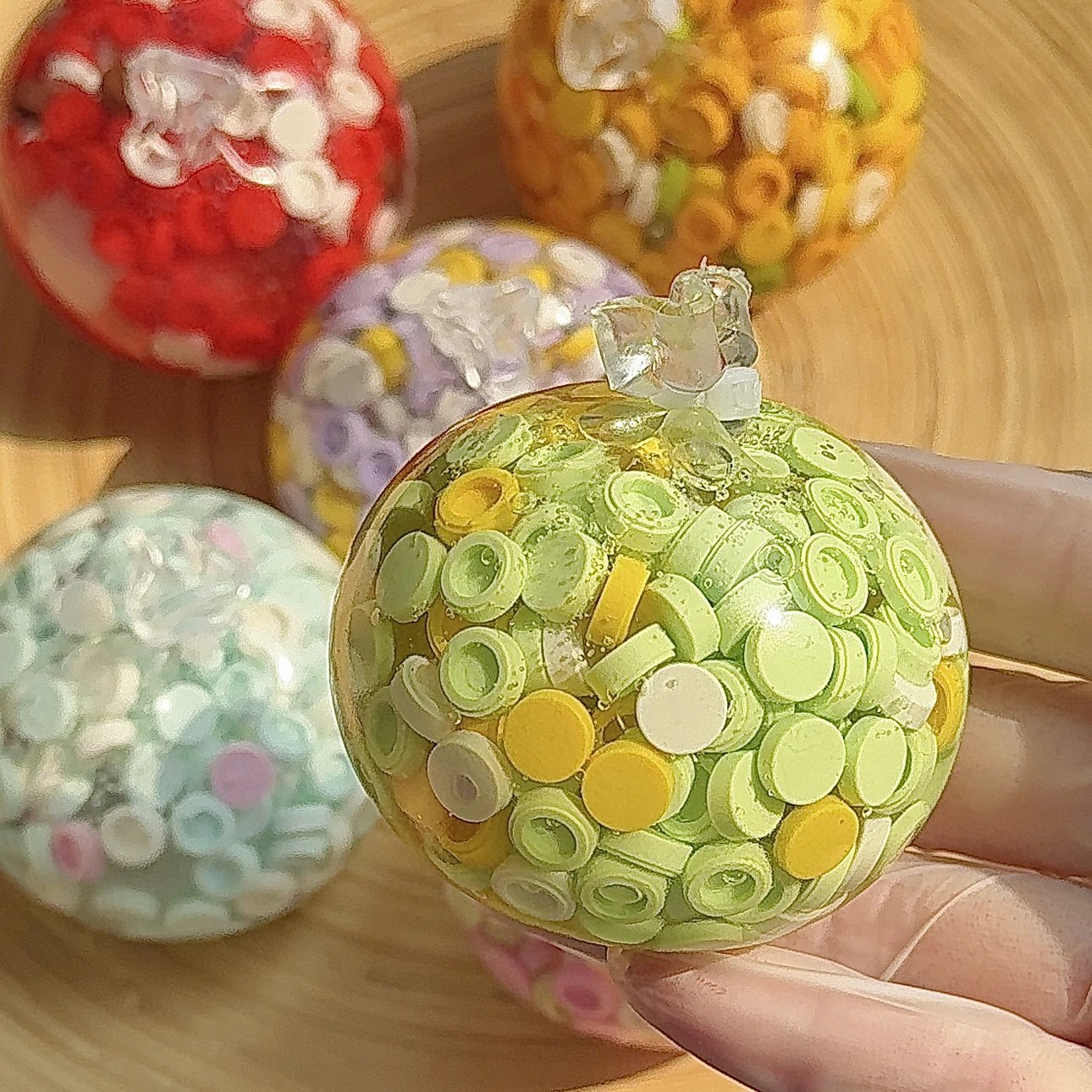 Building Block Handmade Stress Balls