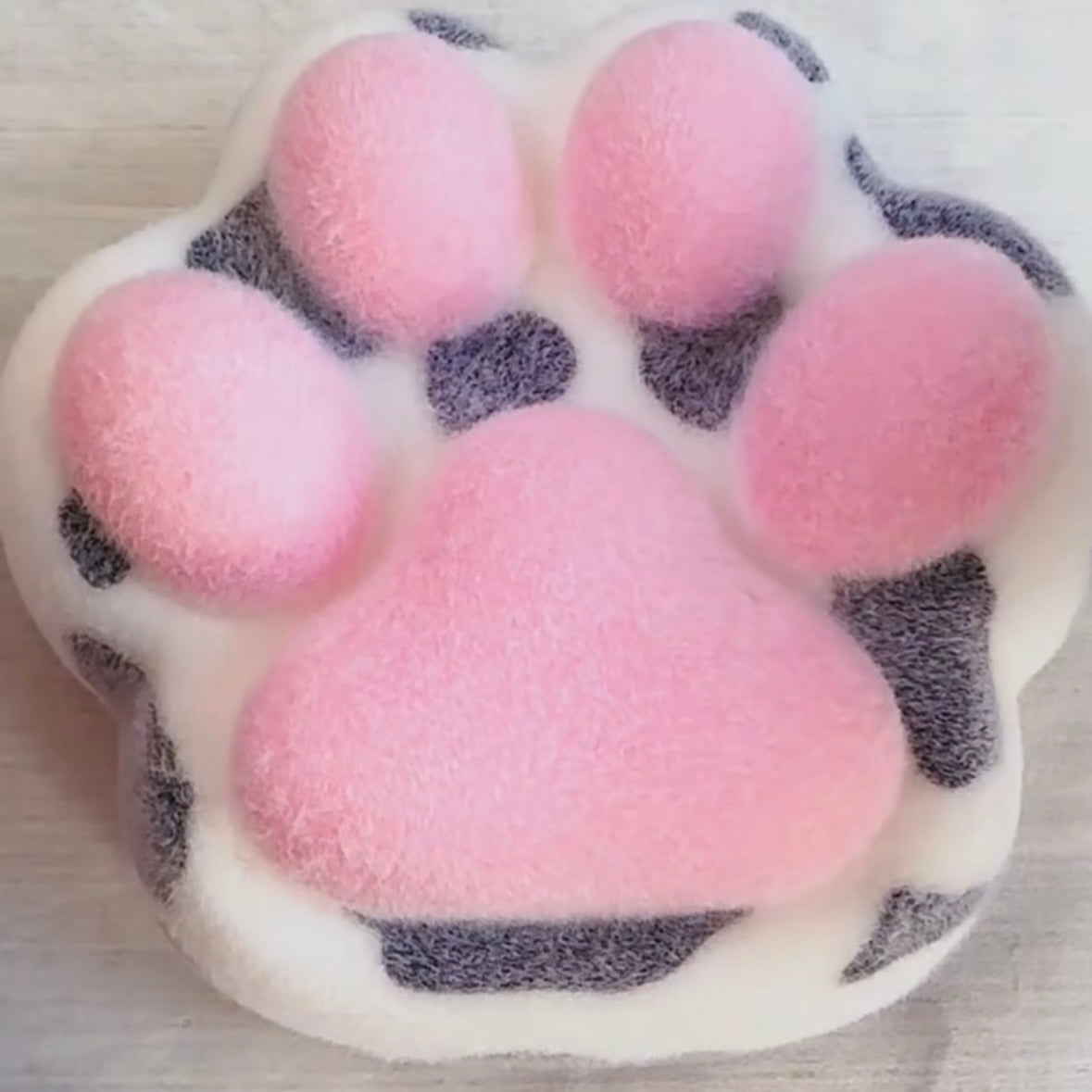 800g Large Handmade Pink Cat’s Paw with Dot Taba Squishy Toy
