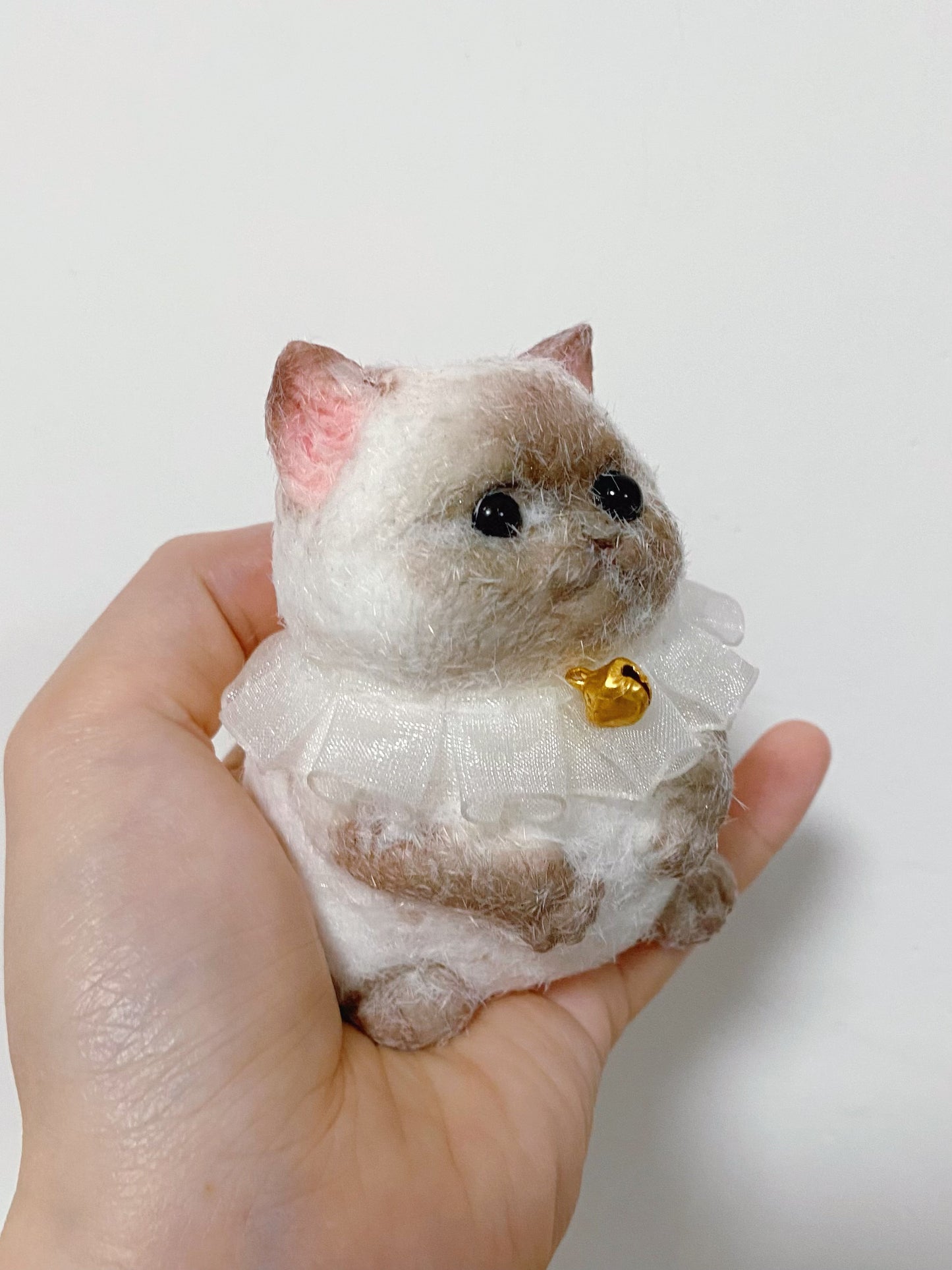 Handmade Siamese Kitty Cat Stress Relief Taba Squishy Toy