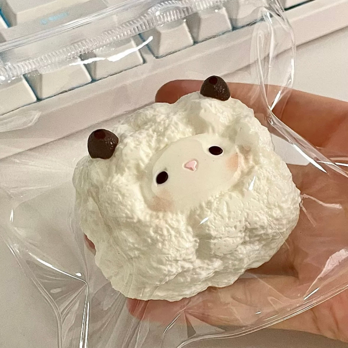 Handmade Silicone Sheep Taba Squishy Toy