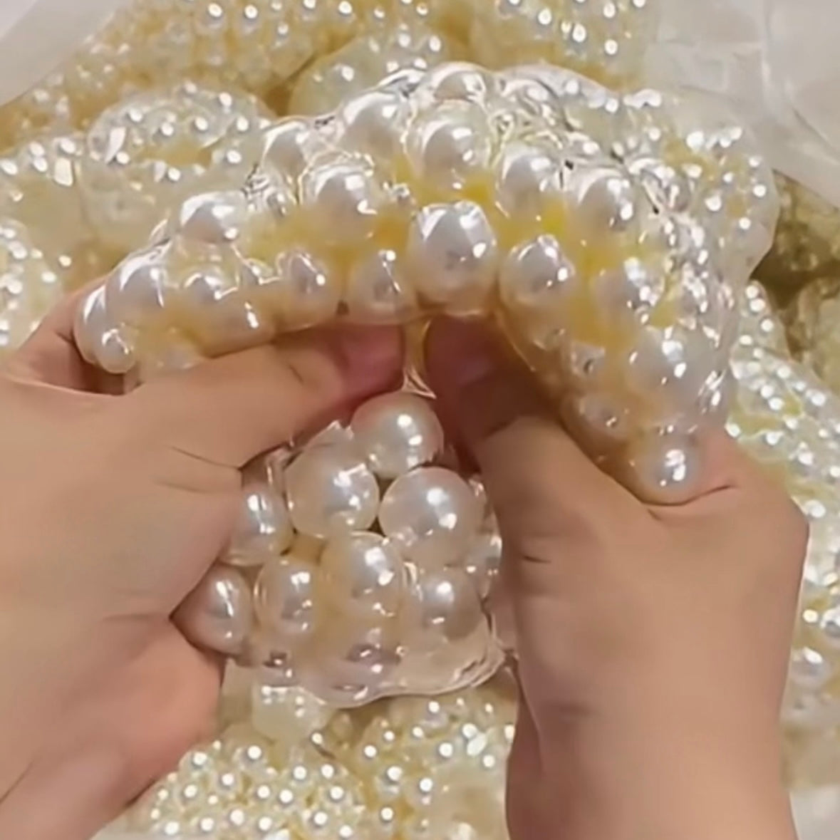 Pearl Ball Stress Relief Squishy Toy Stress Ball