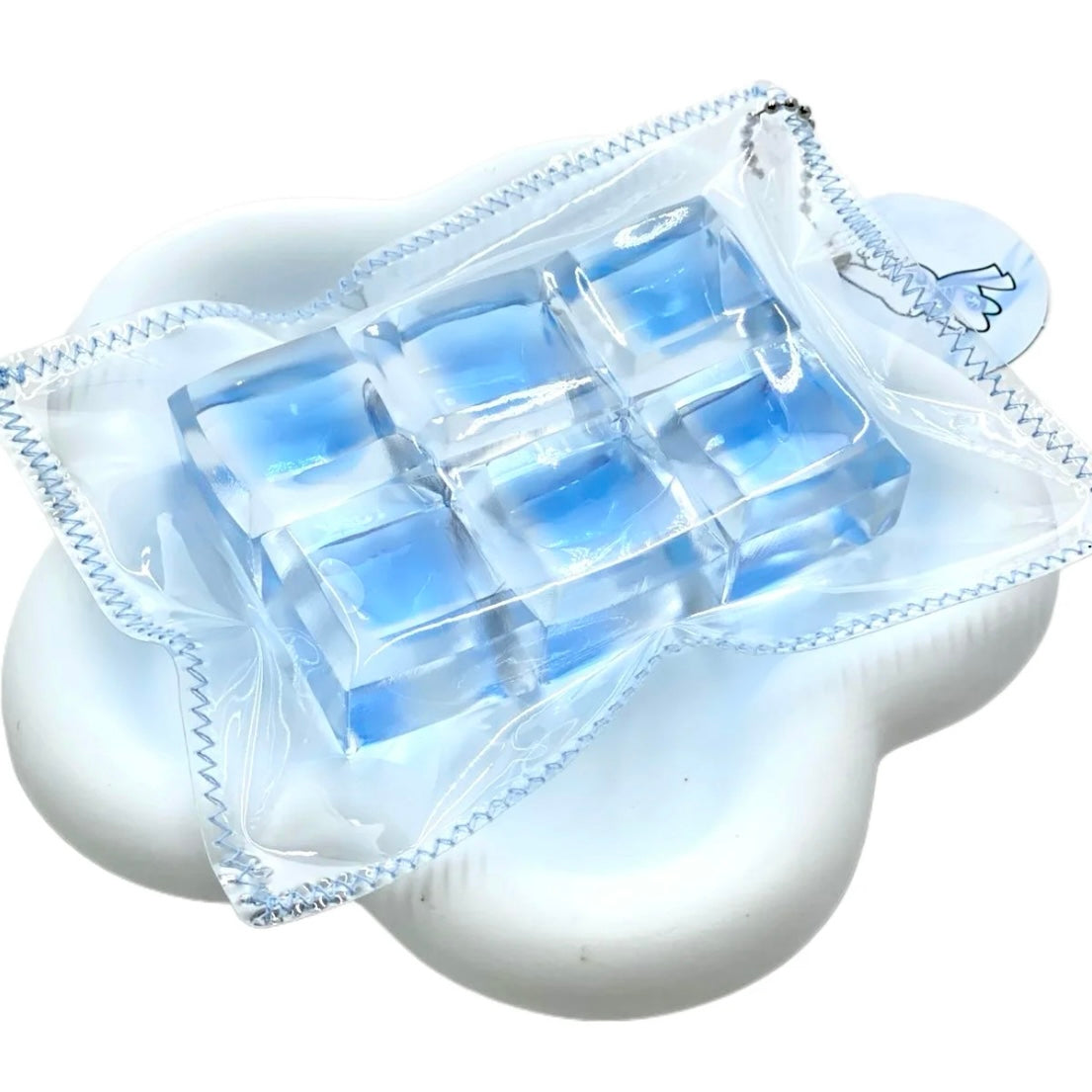 Transparent Ice Cube Taba Squishy Toy