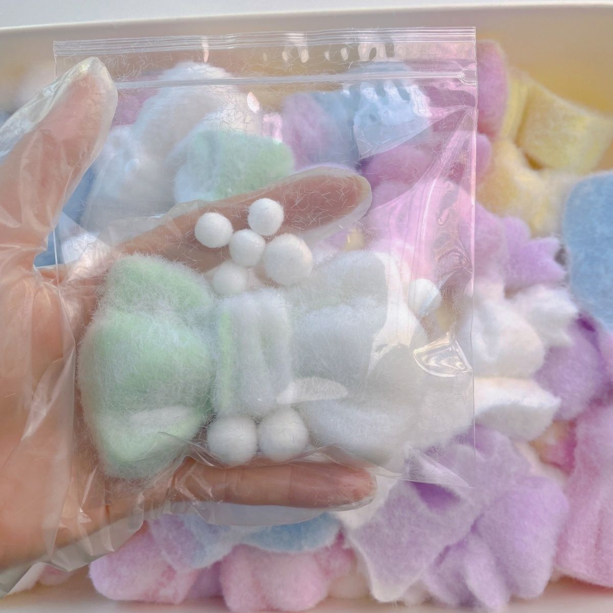 Plush Bow Taba Squishy Toy