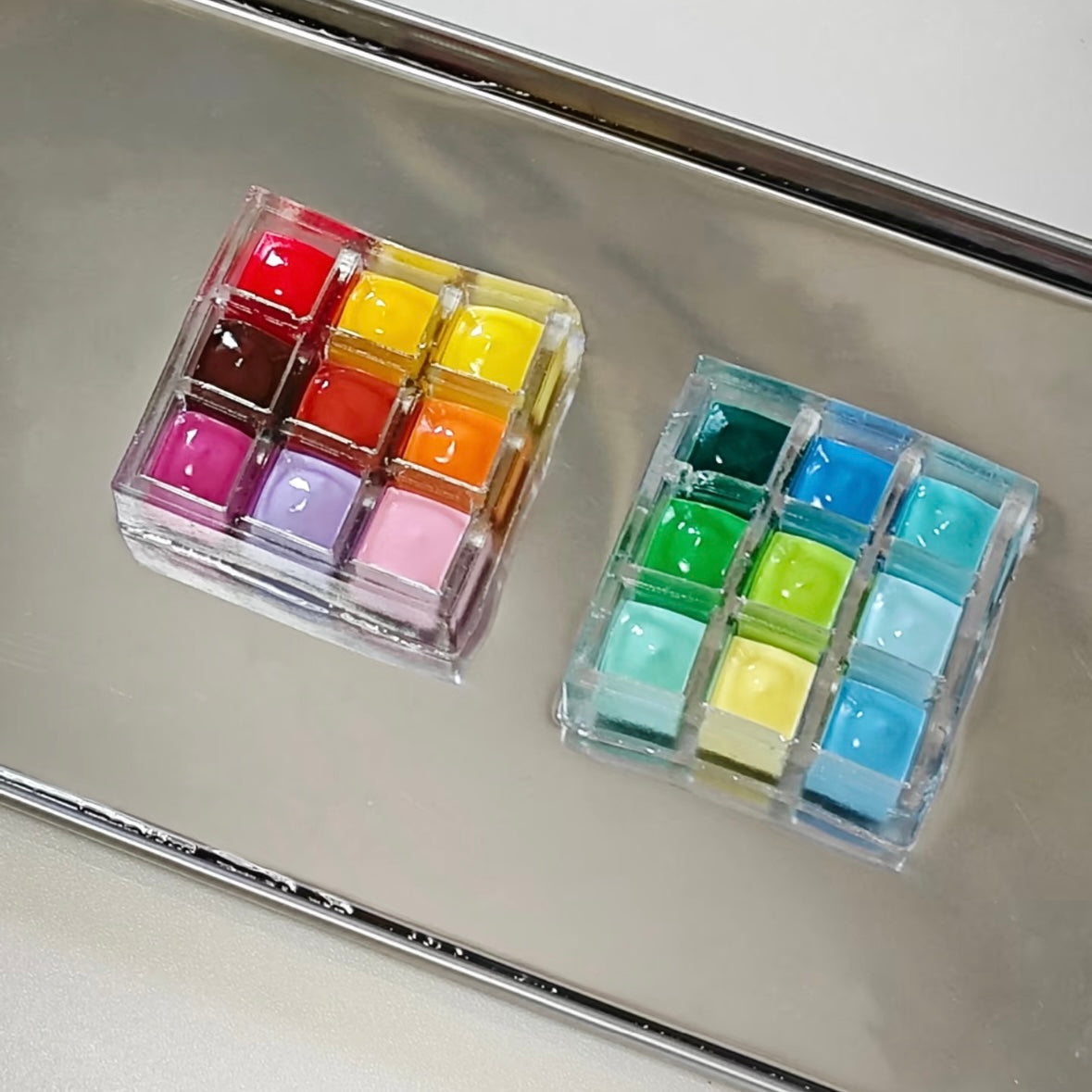 Handmade Transparent Palette Taba Squishy Toy