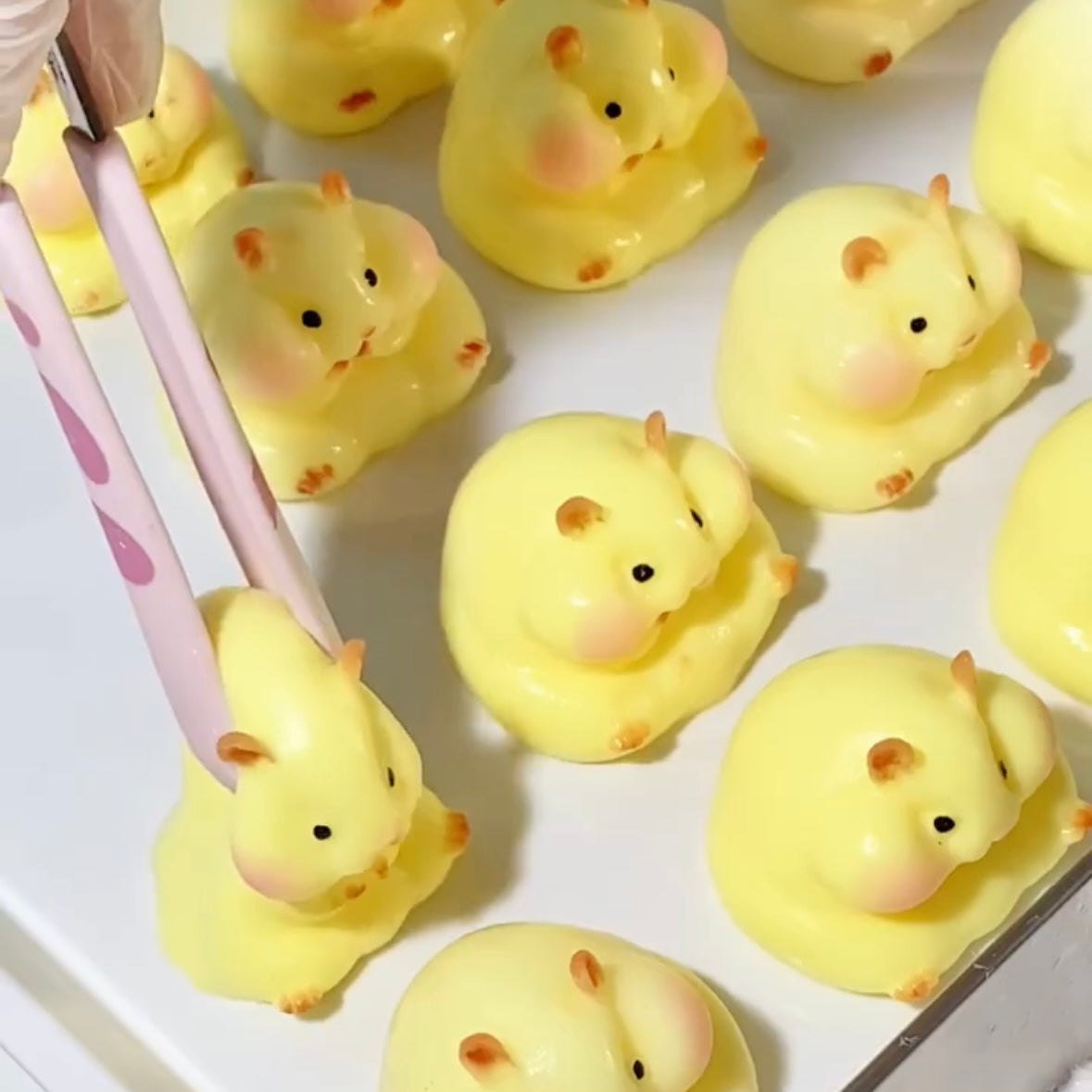 Squishy Hamster Stress Relief Taba Squishy Toy with Flocking