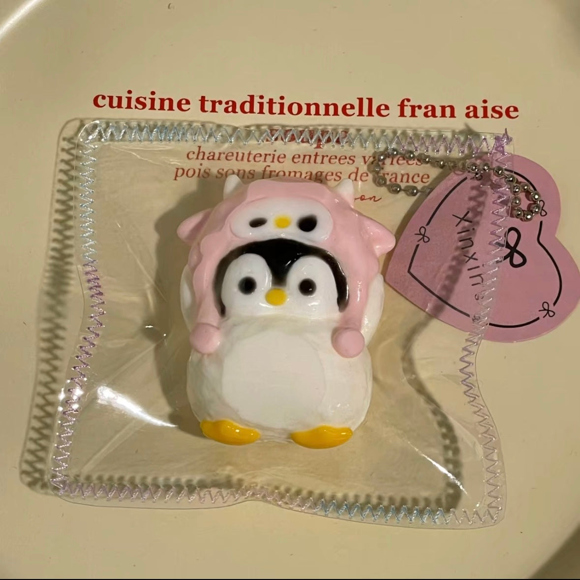 Handmade Mini Penguin Taba Squishy Toy