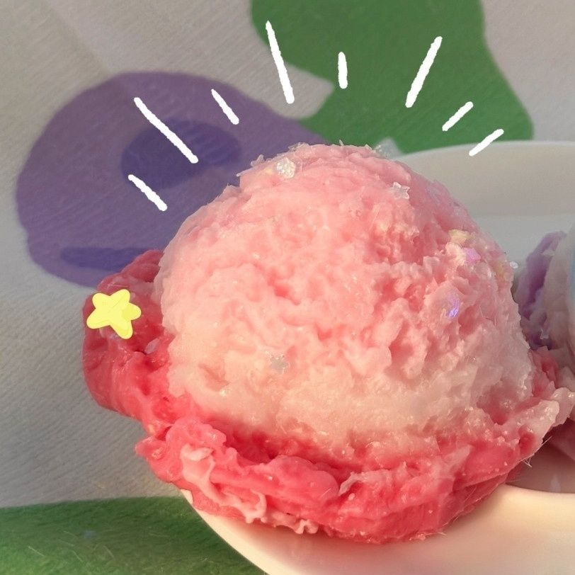 Handmade Ice Cream Soft Stress Relief Taba Squishy Toy