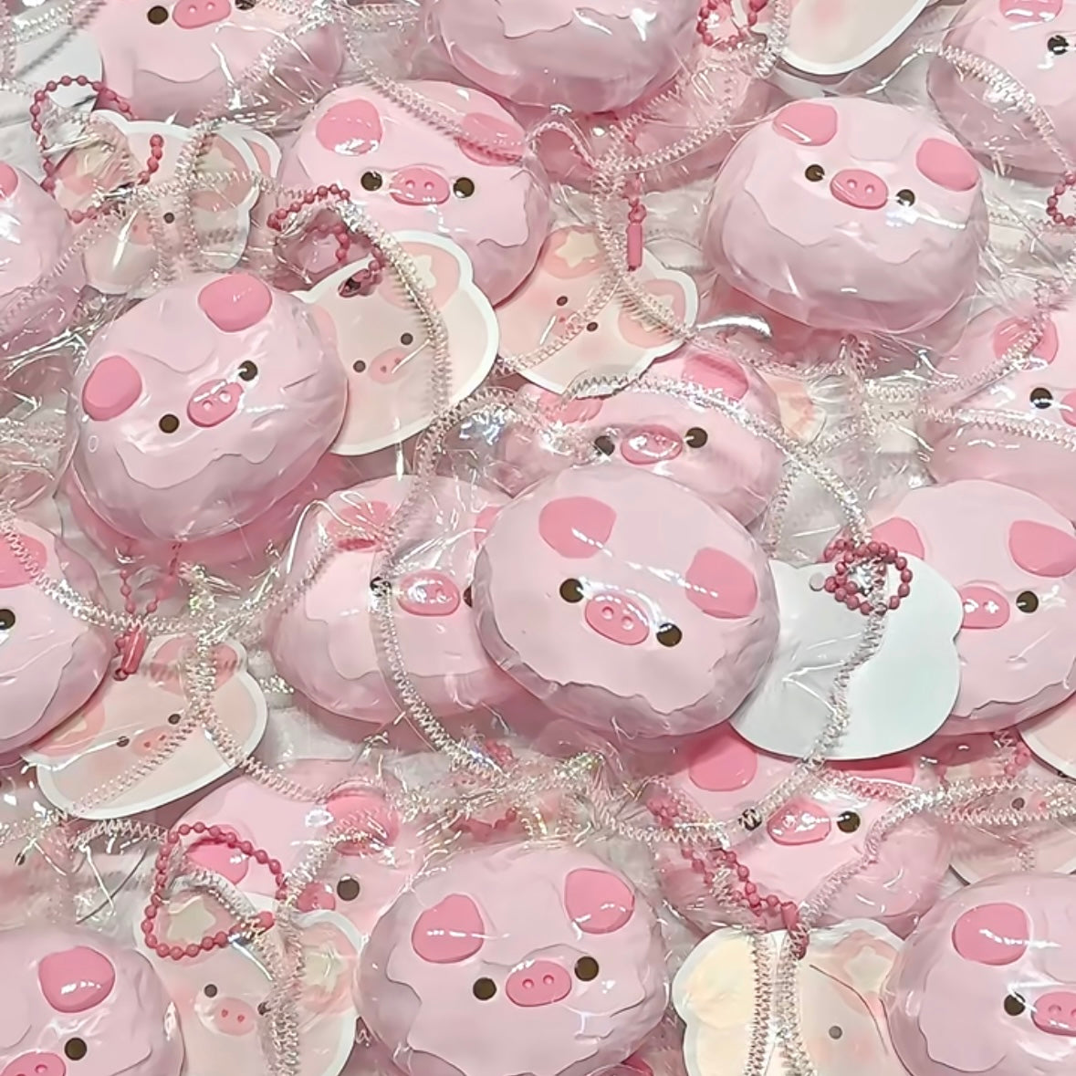 Handmade Pink Pig Taba Squishy Toy
