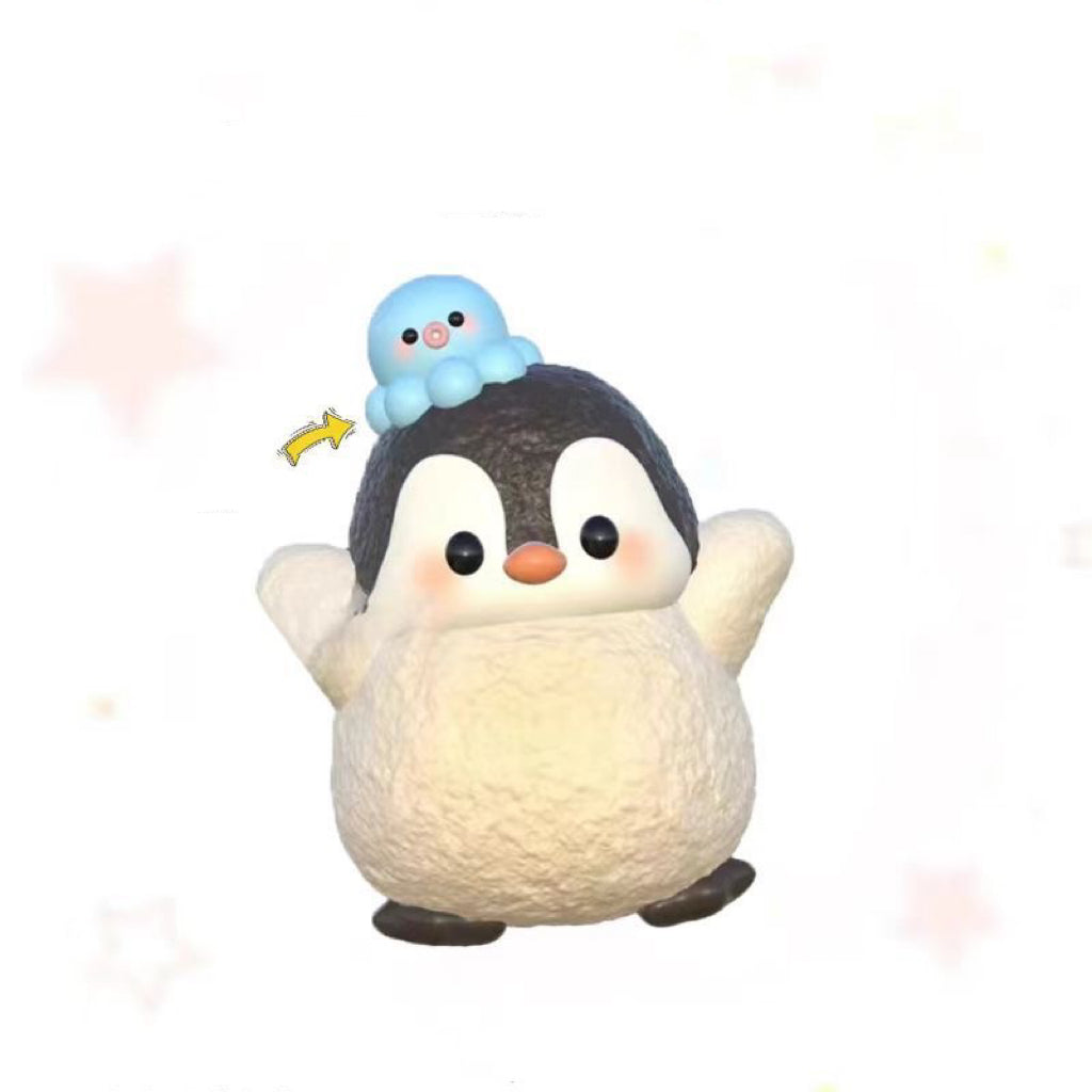 15g Mini Penguin Mold Silicone Squishy Mold with Octopus Mold