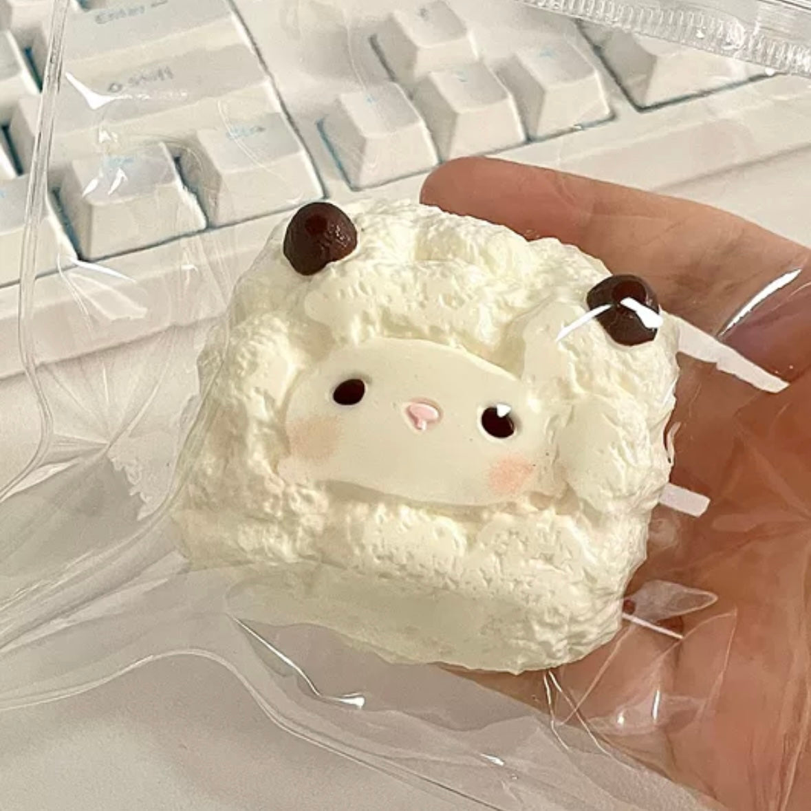 Handmade Silicone Sheep Taba Squishy Toy