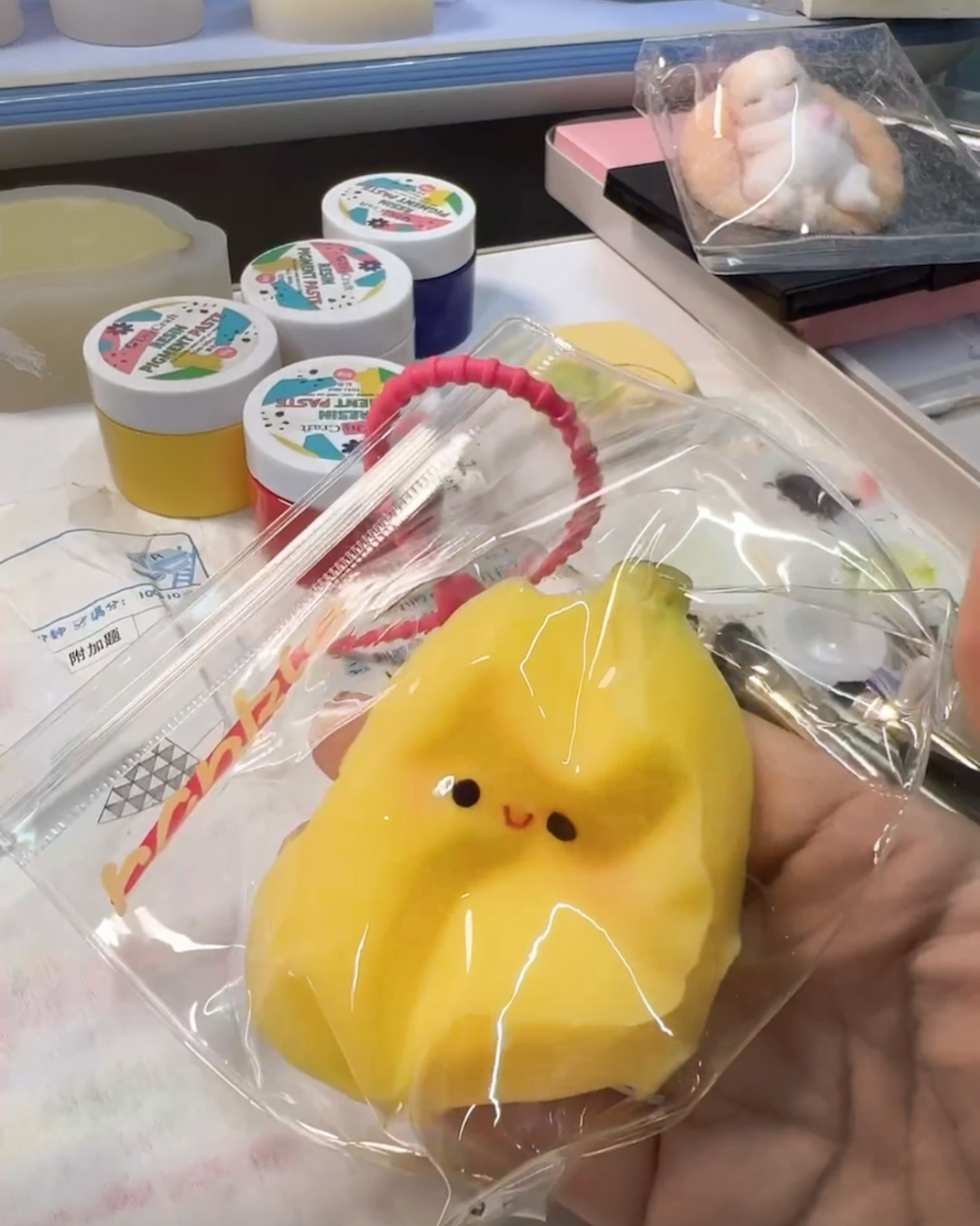 Handmade Banana Squishy Stress Relief Taba Squishy Toy