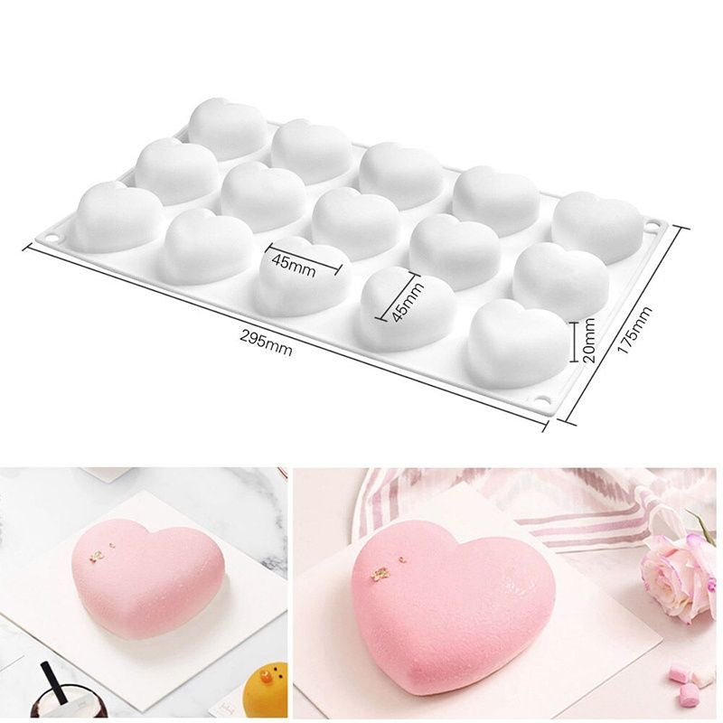 Heart Mold Silicone Squishy Mold