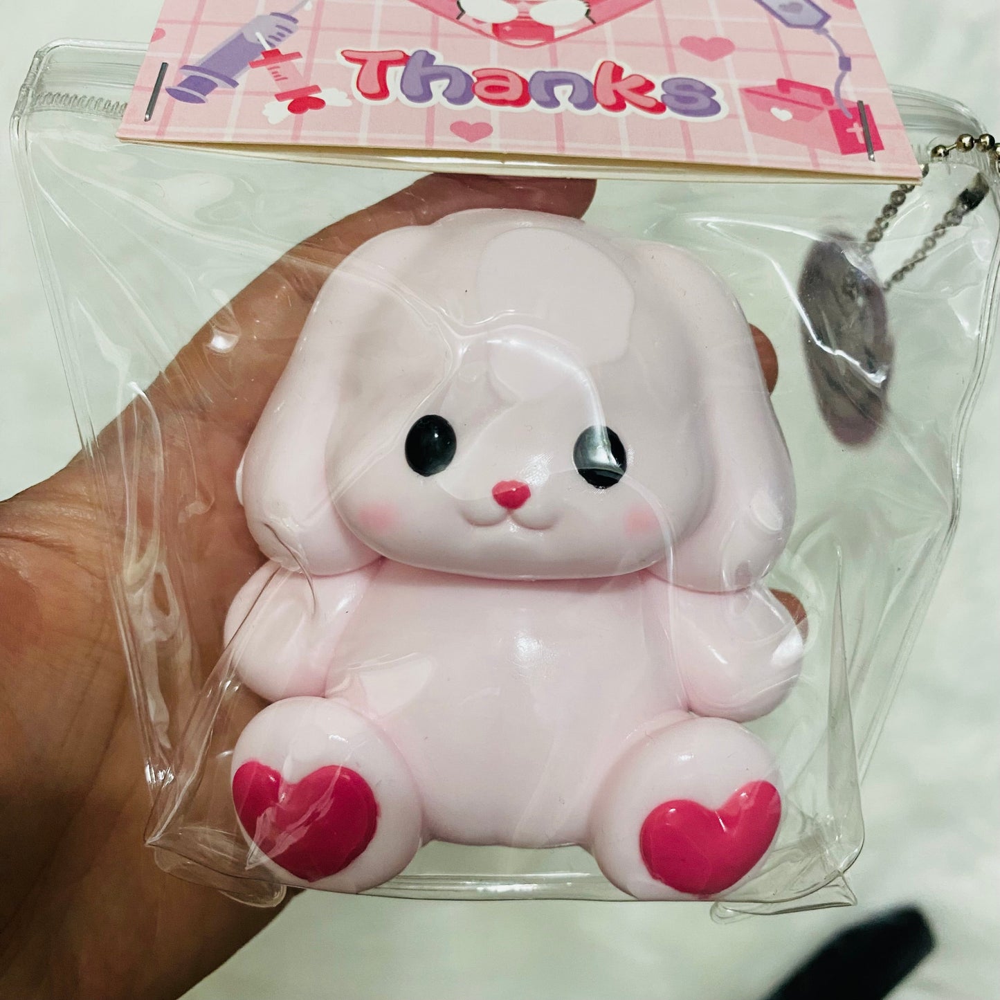 Handmade Silicone Rabbit Bunny Stress Relief Squishy Toy
