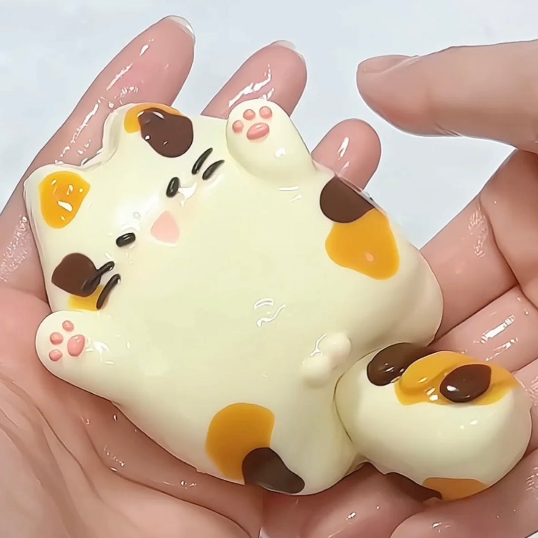 Calico Cat Squishy Taba Squishy Toy