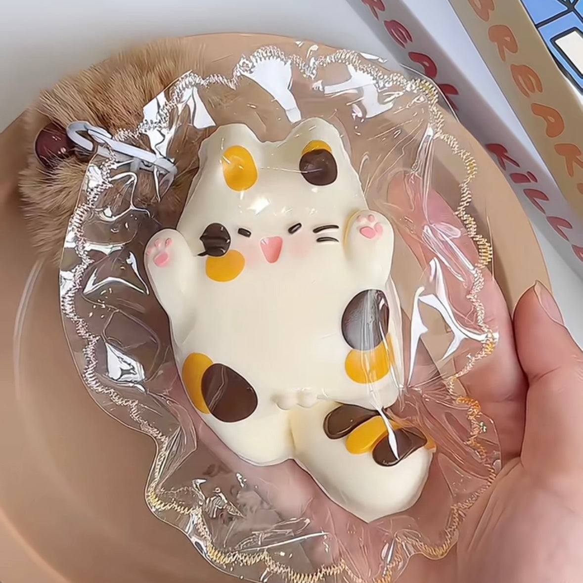 Calico Cat Squishy Taba Squishy Toy