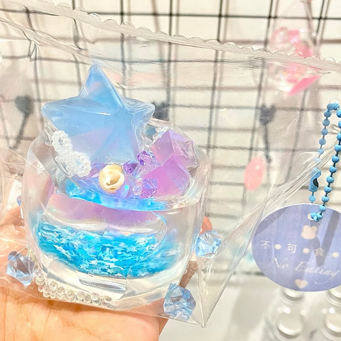 Transparent Cup of Stars Taba Squishy Toy