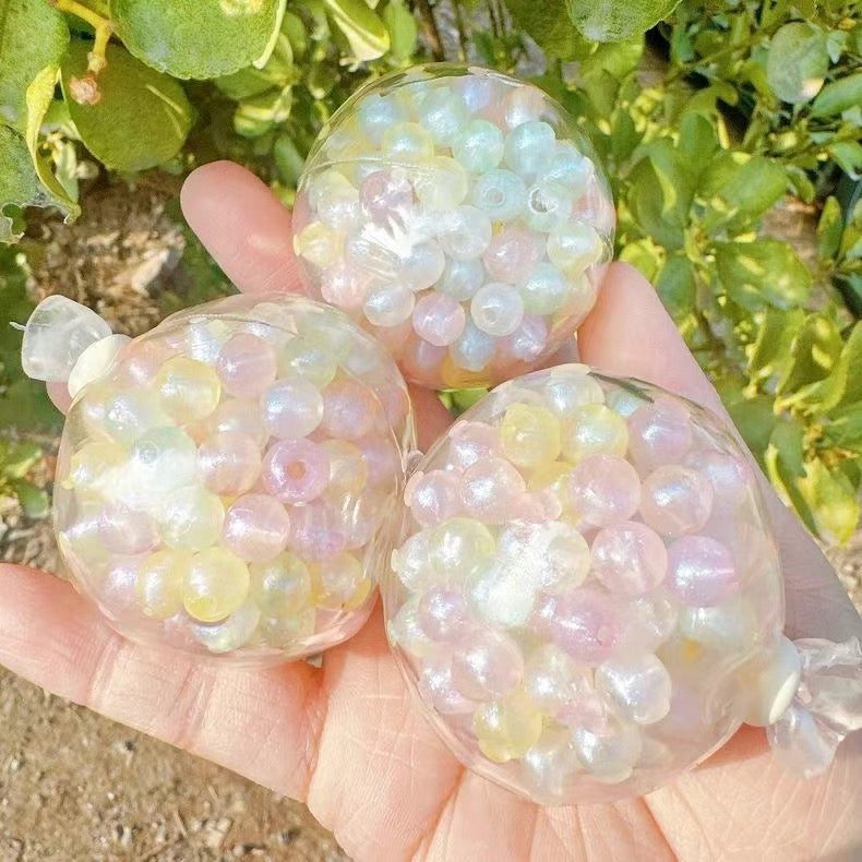 Color Shifting Beads Handmade Stress Balls