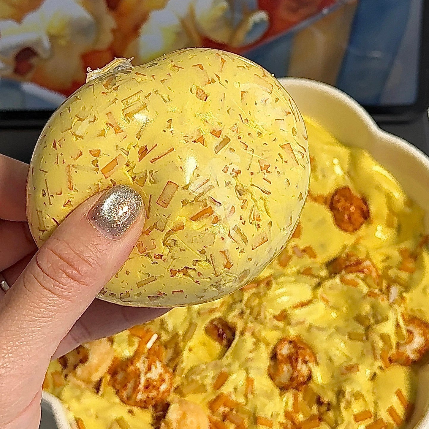 Cheese Popcorn Handmade Stress Balls