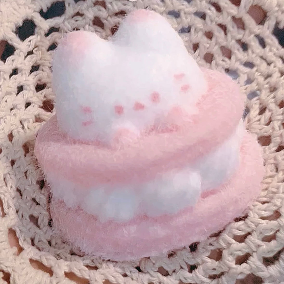 Handmade Silicone Cute Rabbit Bunny Stress Relief Squishy Toy