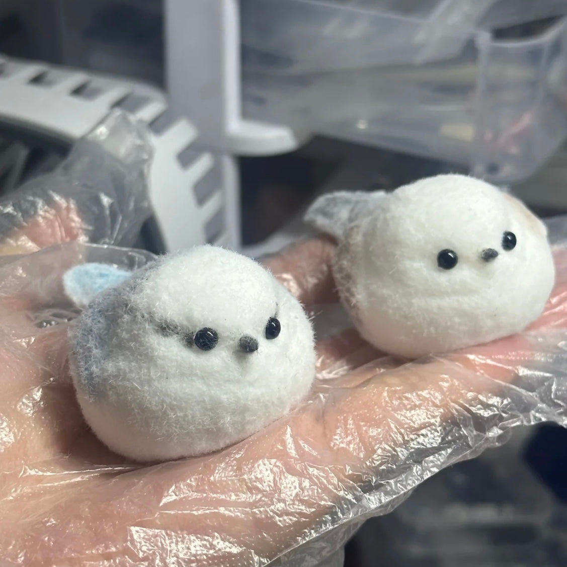 Handmade Blue Bird Taba Squishy Toy