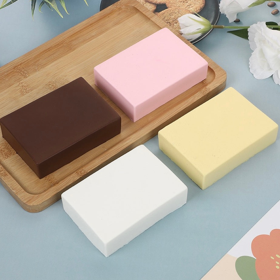 Slow Rising Squishy Milk Brick Stress Relief Decompression Toy