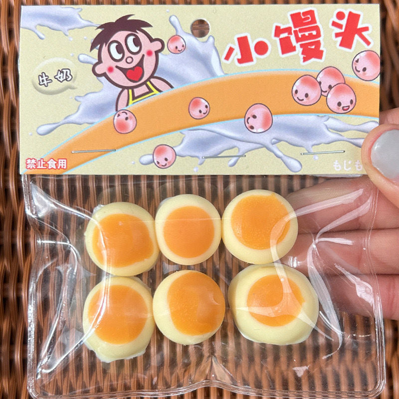 2cm Ultra TPR Relief Decompression Toy Simulated Food Series