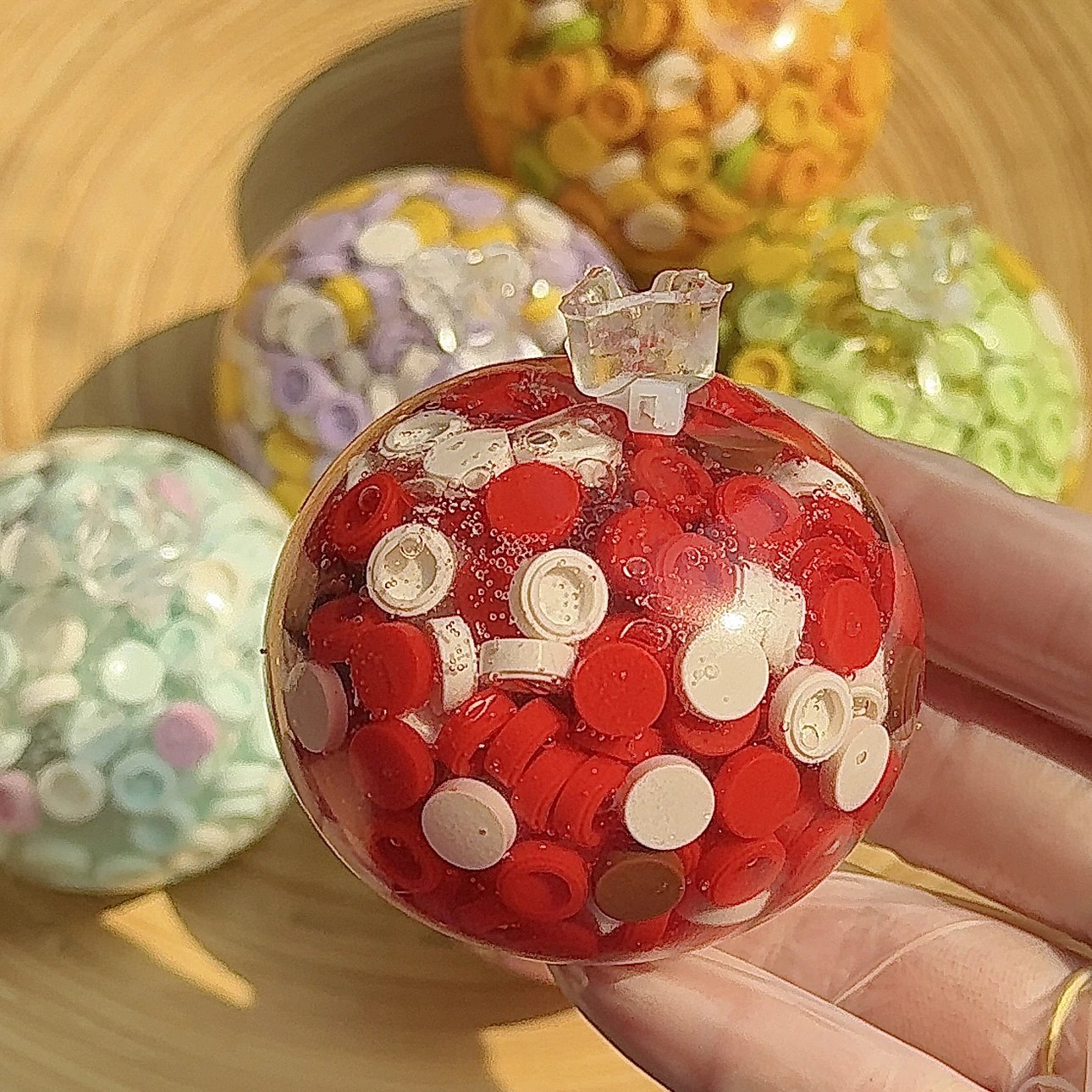Building Block Handmade Stress Balls