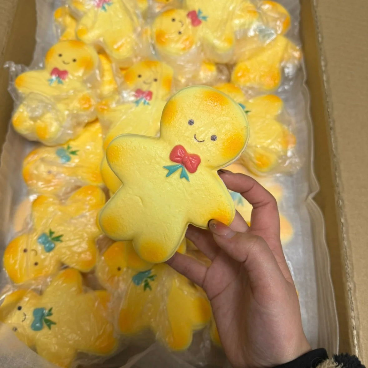 Slow Rising Squishy Gingerbread Man Stress Relief Decompression Toy