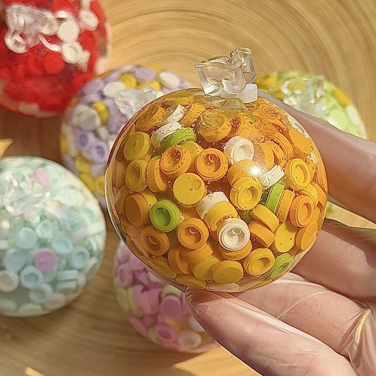 Building Block Handmade Stress Balls