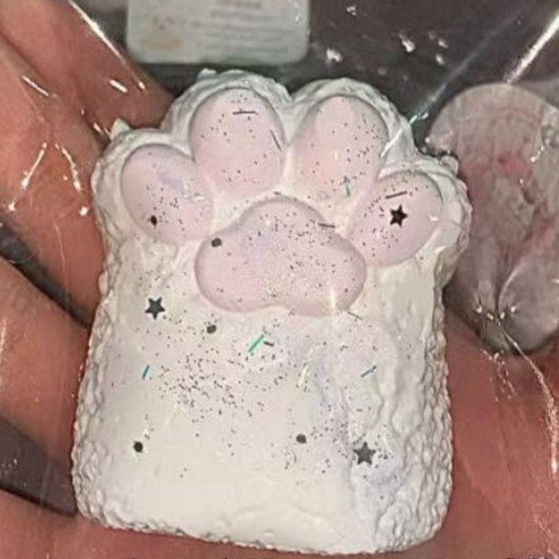 Handmade Pink Cat‘s Paw Taba Squishy Toy