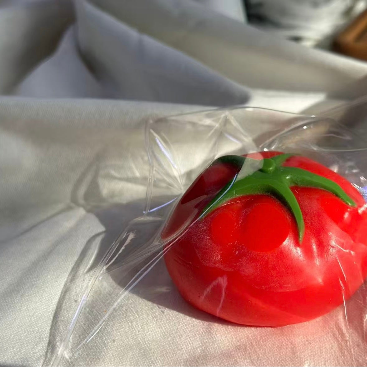 Handmade Tomato Taba Squishy Toy