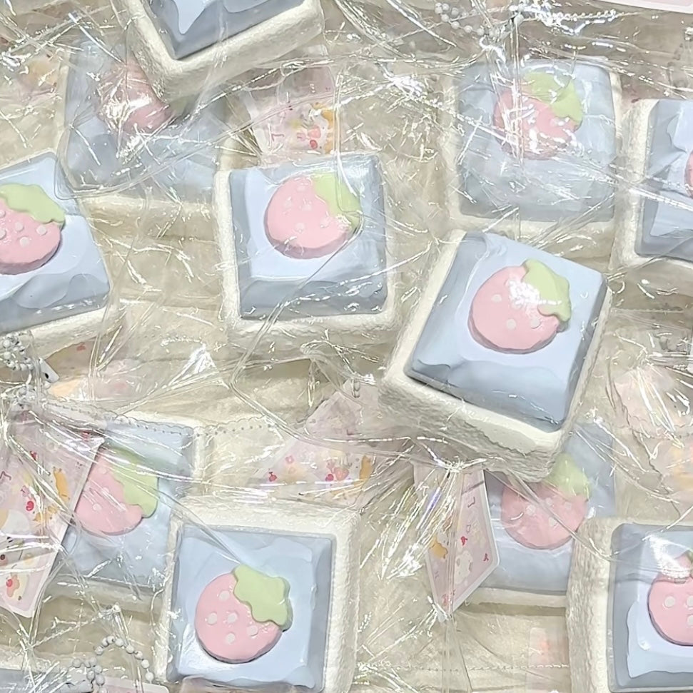 Strawberry Cookies Taba Squishy Toy