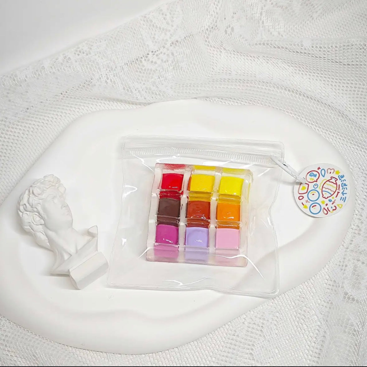 Handmade Transparent Palette Taba Squishy Toy